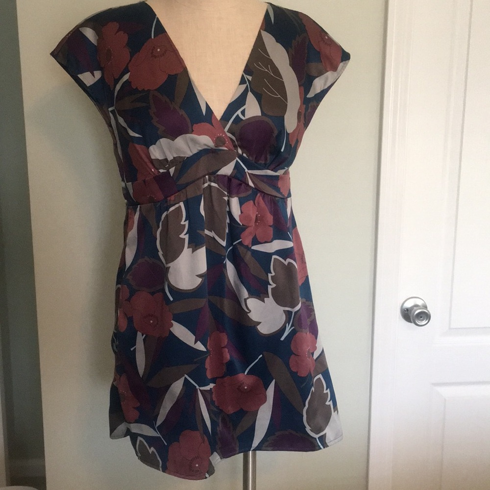 Mossimo Flower Blouse